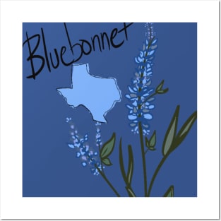 Bluebonnet Posters and Art